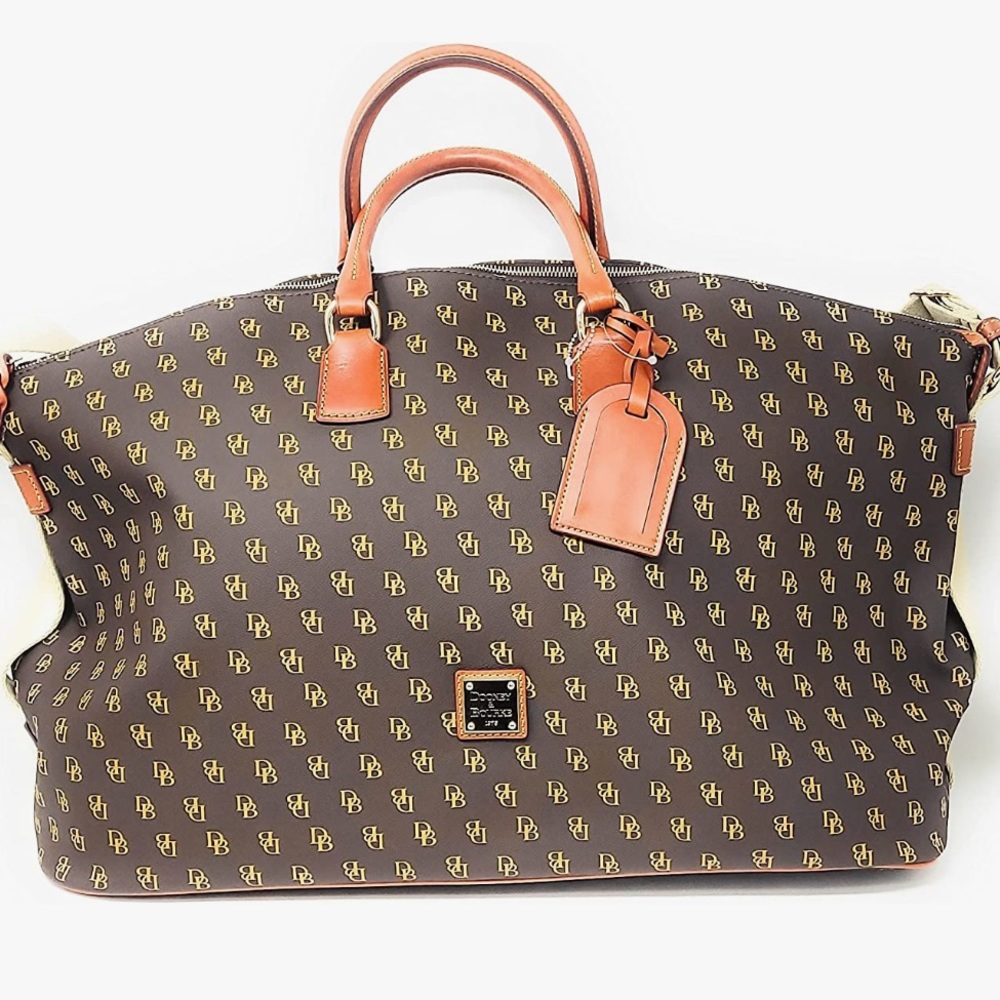 New Dooney & Bourke Gretta LogoWeekender Luggage Bag
